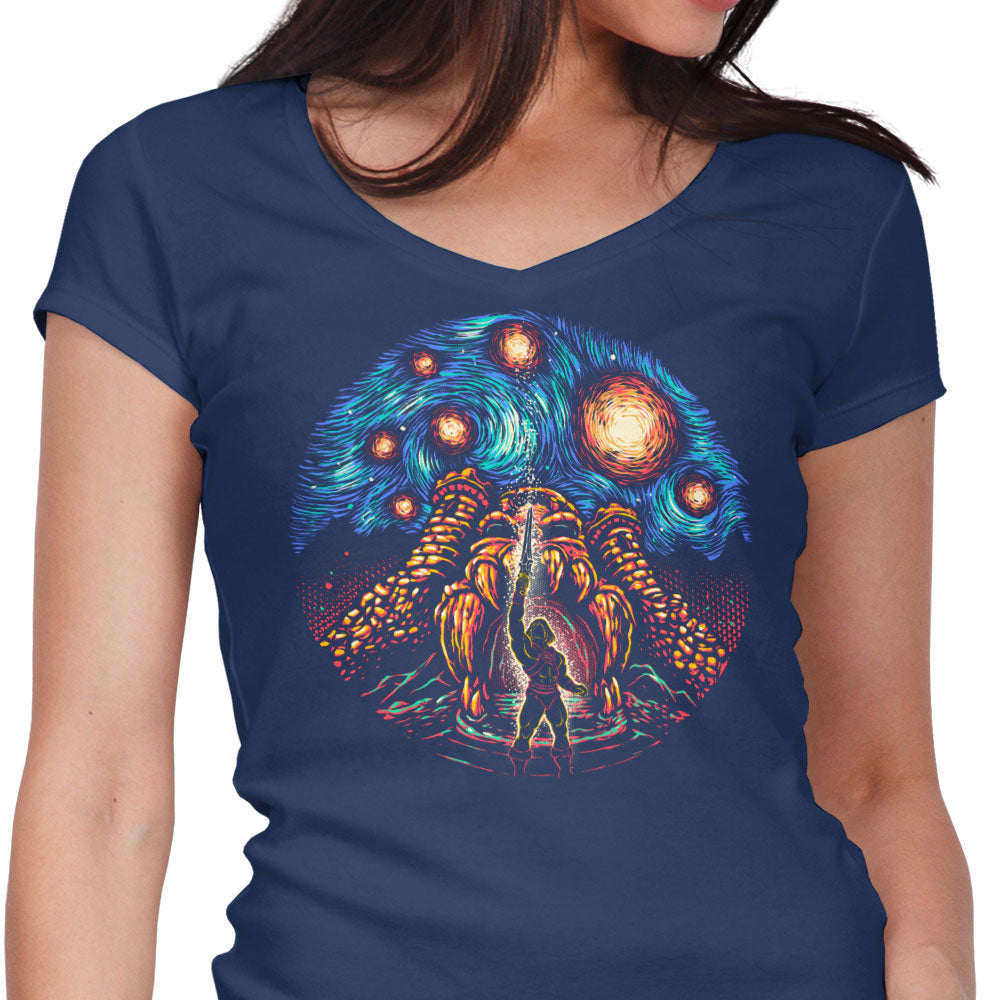 A Starry Universe - Women's V-Neck product image 3