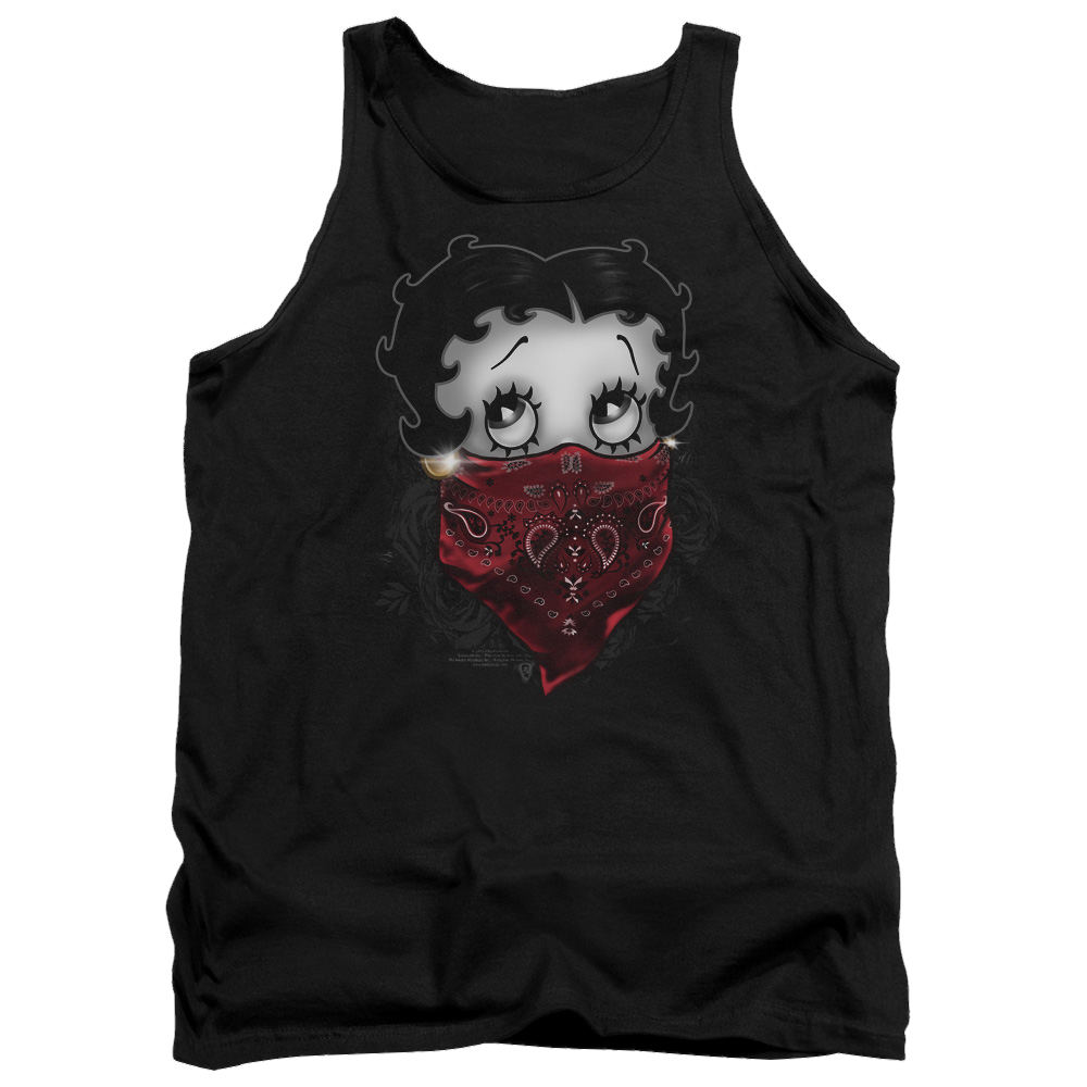 Betty Boop Bandana & Roses - Men's Tank Top