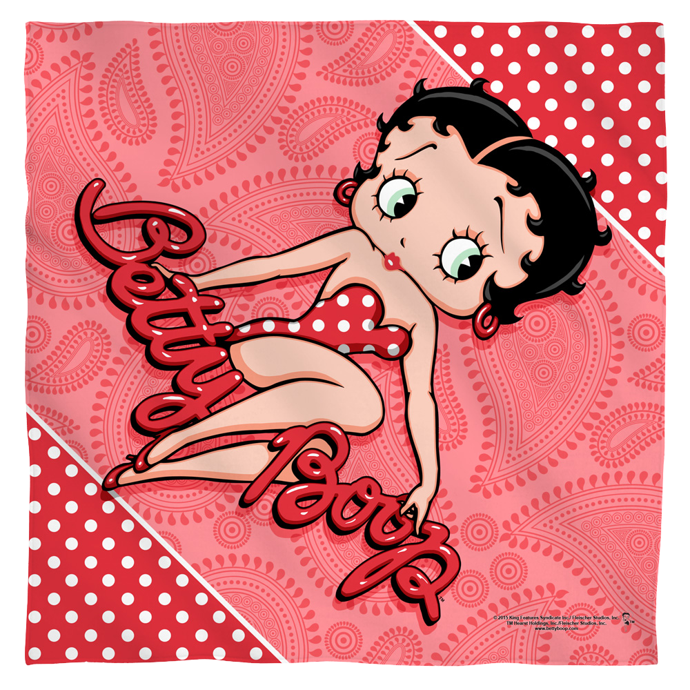 Betty Boop Paisley & Polka Dots - Bandana