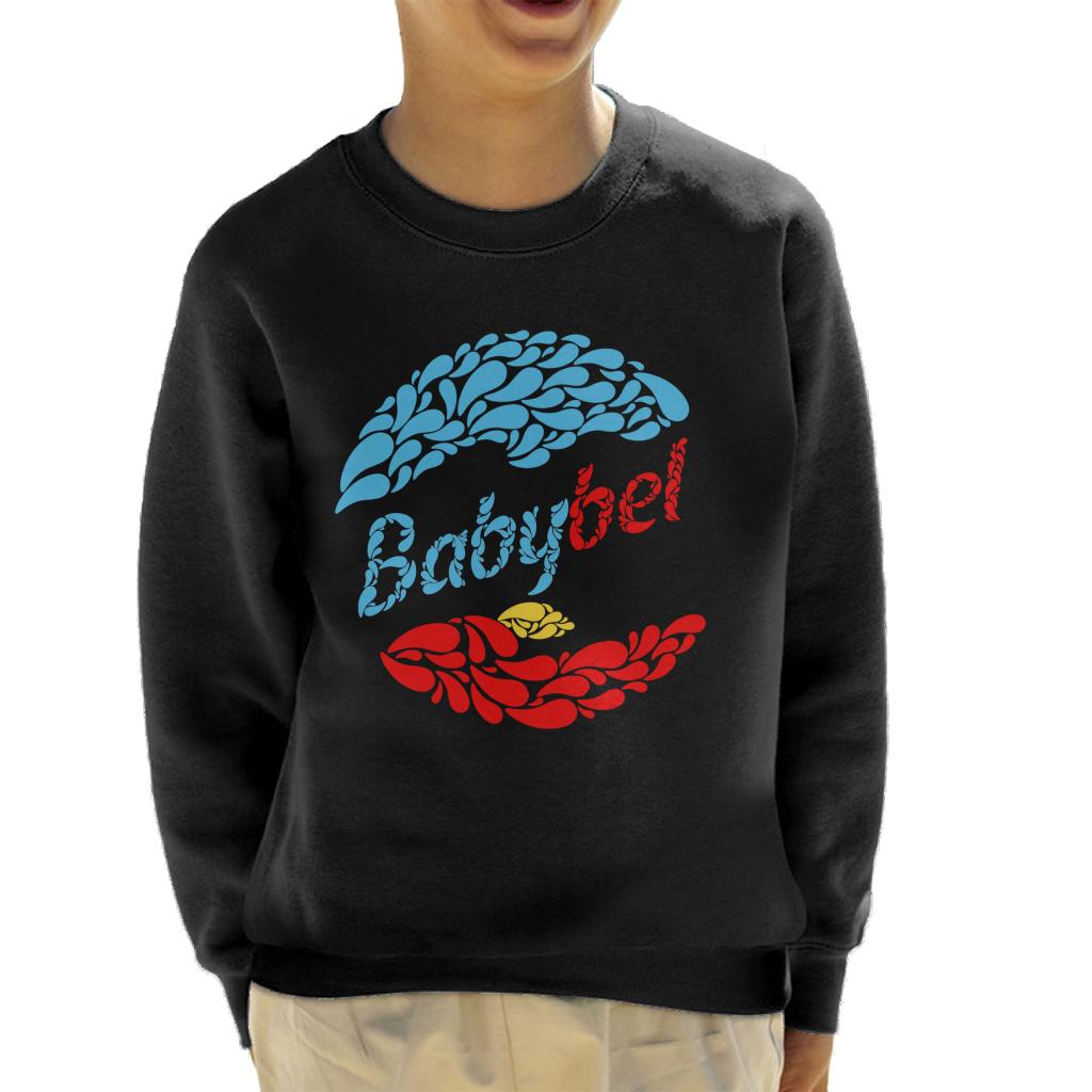 Baby Bel Blue And Red Droplets Kid's Sweatshirt product image 1