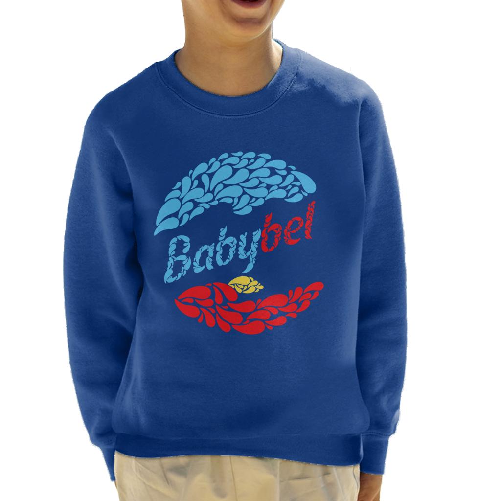 Baby Bel Blue And Red Droplets Kid's Sweatshirt product image 4