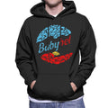 Baby Bel Blue And Red Droplets Men's Hooded Sweatshirt product image 1