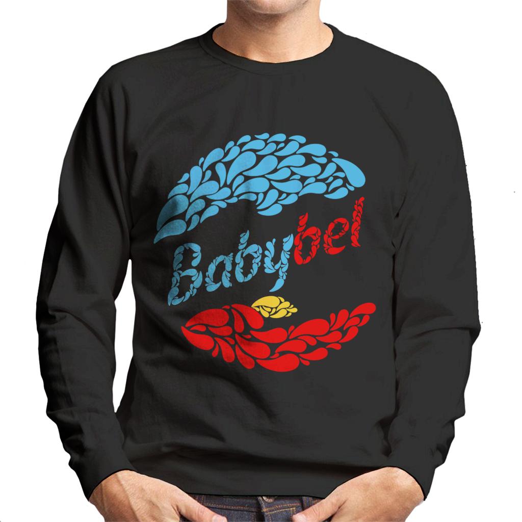 Baby Bel Blue And Red Droplets Men's Sweatshirt product image 1