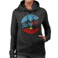 Baby Bel Blue And Red Droplets Women's Hooded Sweatshirt product image 1