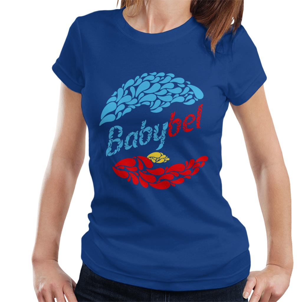 Baby Bel Blue And Red Droplets Women's T-Shirt product image 4