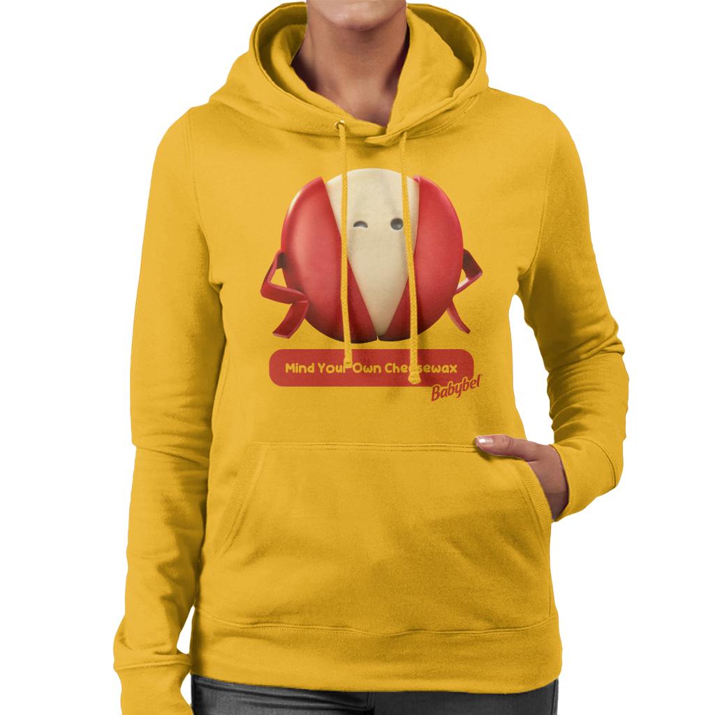 Baby Bel Mind Your Own Cheesewax Women's Hooded Sweatshirt product image 6