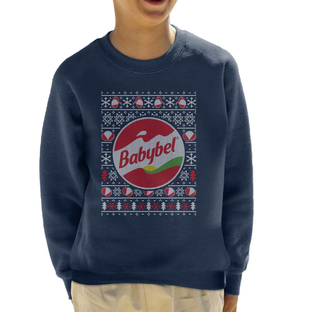 Baby Bel Christmas Knit Pattern Kid's Sweatshirt product image 1