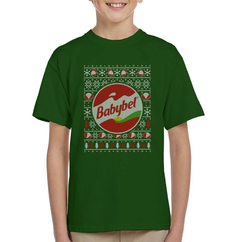 Baby Bel Christmas Knit Pattern Kid's T-Shirt product image 4