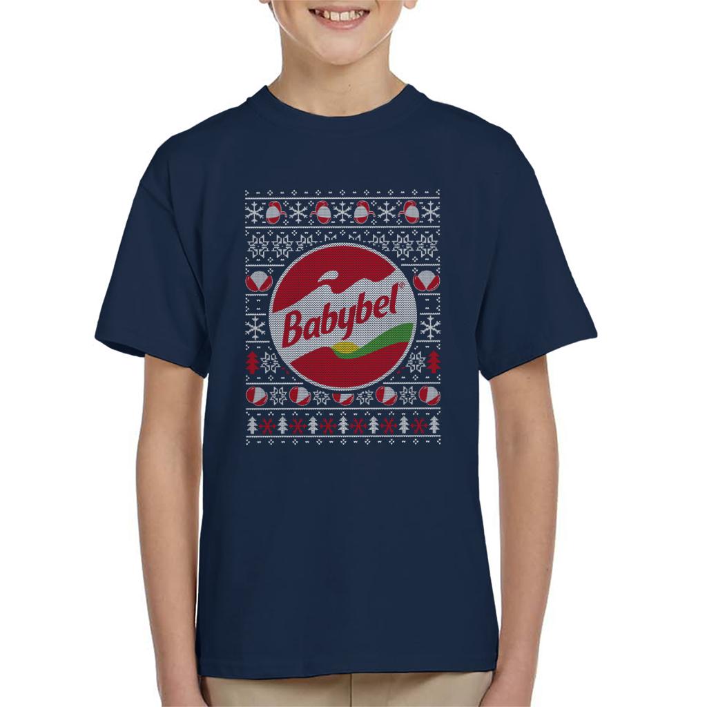 Baby Bel Christmas Knit Pattern Kid's T-Shirt product image 1