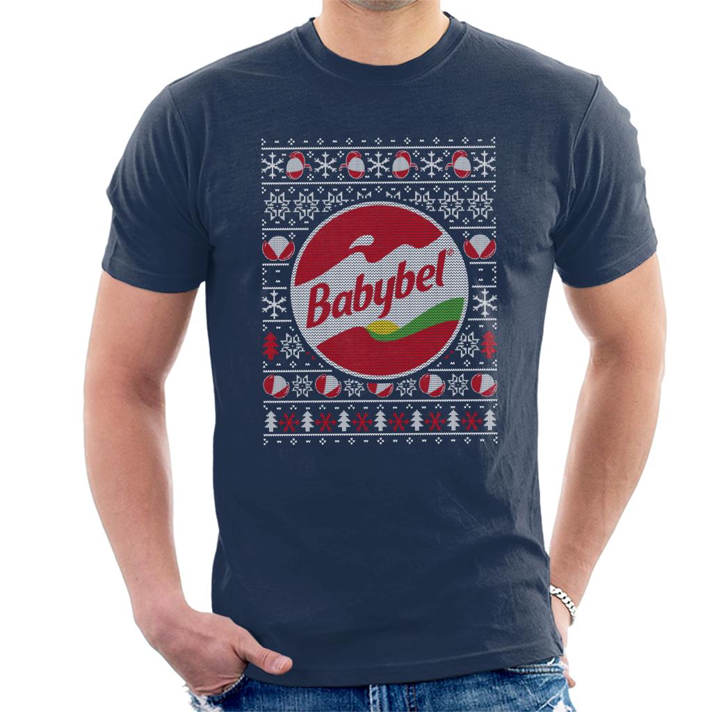 Baby Bel Christmas Knit Pattern Men's T-Shirt product image 1