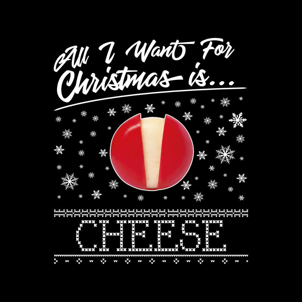 Baby Bel Christmas All I Want For Is Cheese Men's Sweatshirt product image 2