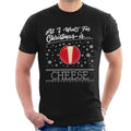 Baby Bel Christmas All I Want For Is Cheese Men's T-Shirt product image 1