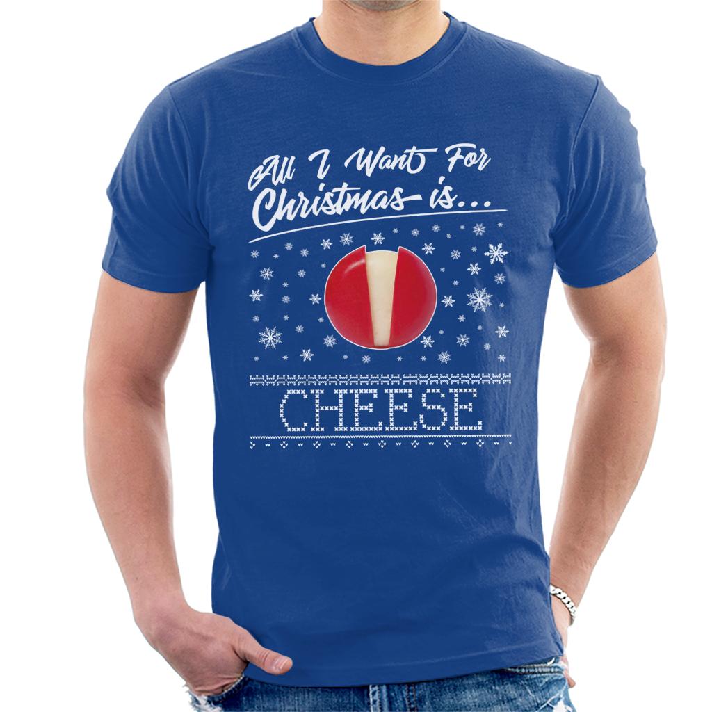 Baby Bel Christmas All I Want For Is Cheese Men's T-Shirt product image 4