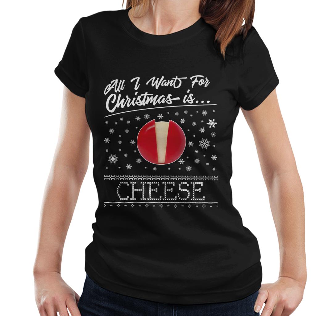 Baby Bel Christmas All I Want For Is Cheese Women's T-Shirt product image 1