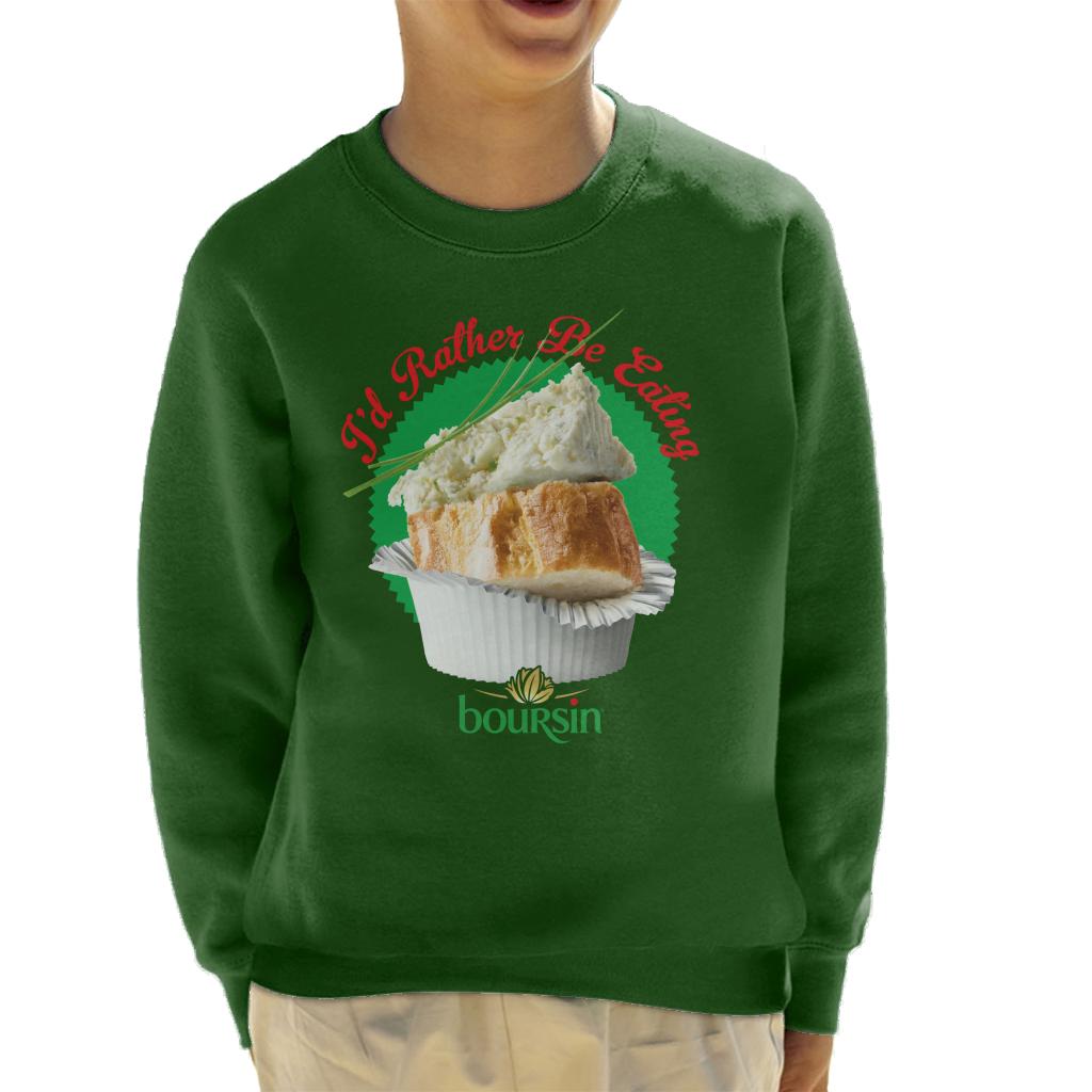Boursin Id Rather Be Eating Kid's Sweatshirt product image 4