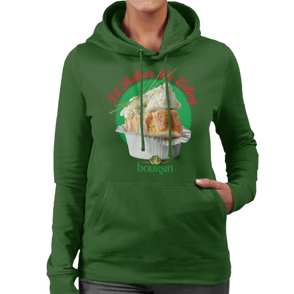 Boursin Id Rather Be Eating Women's Hooded Sweatshirt product image 4
