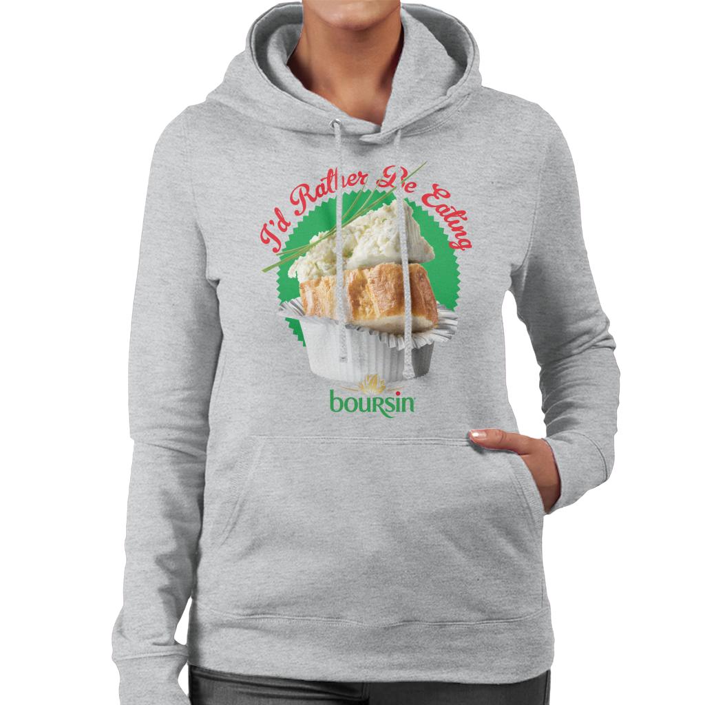 Boursin Id Rather Be Eating Women's Hooded Sweatshirt product image 1