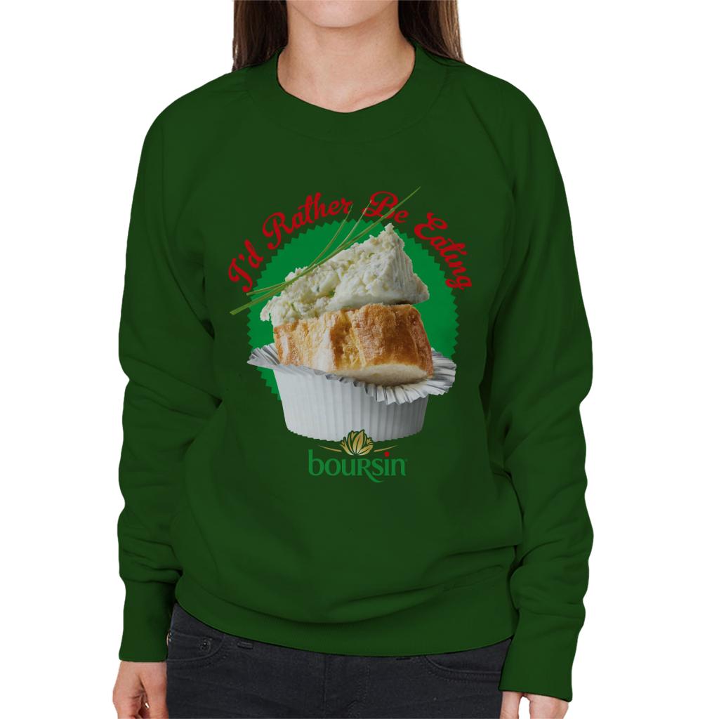 Boursin Id Rather Be Eating Women's Sweatshirt product image 4