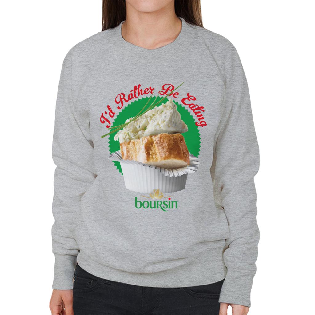 Boursin Id Rather Be Eating Women's Sweatshirt product image 1
