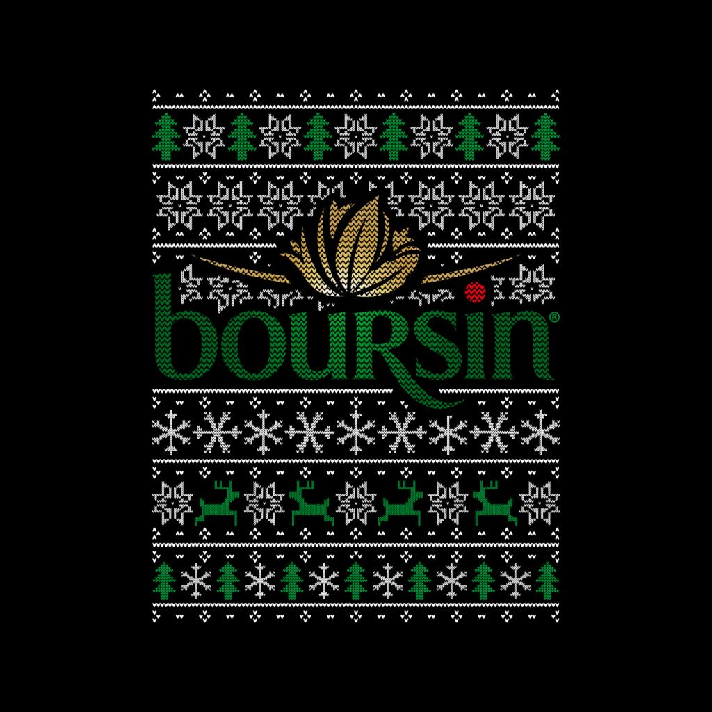Boursin Christmas Knit Pattern Women's T-Shirt product image 2