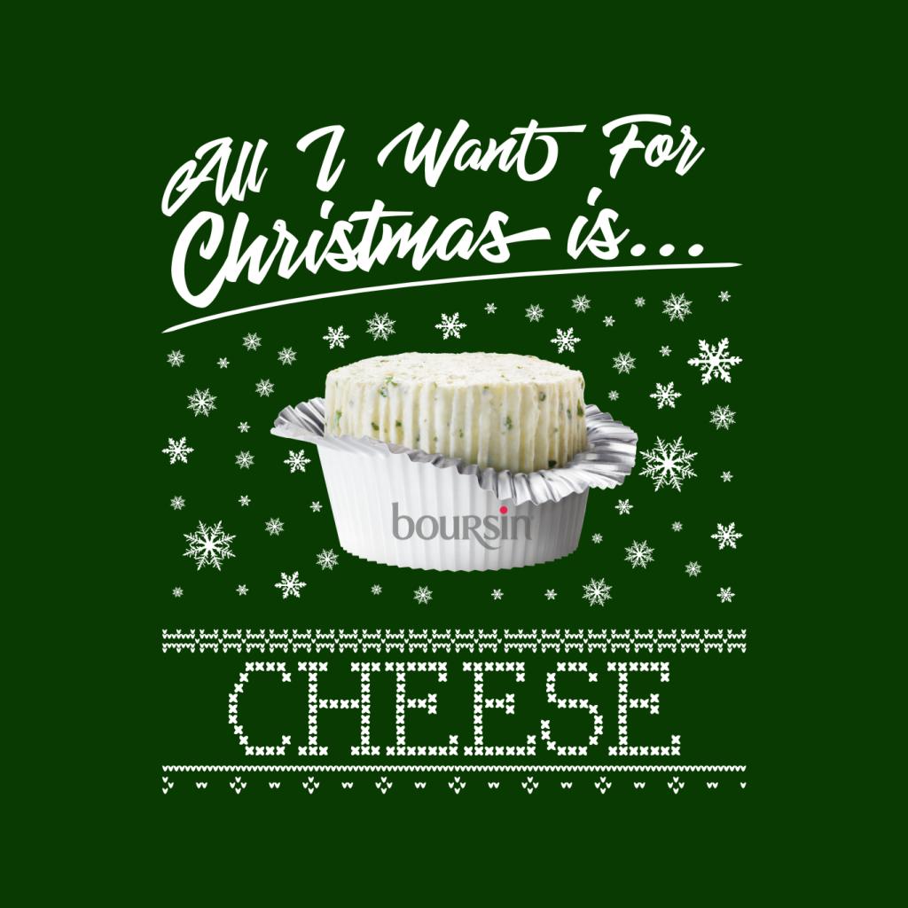 Boursin Christmas All I Want For Is Cheese Kid's T-Shirt product image 5