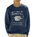 Boursin Christmas All I Want For Is Cheese Kid's Sweatshirt product image 1