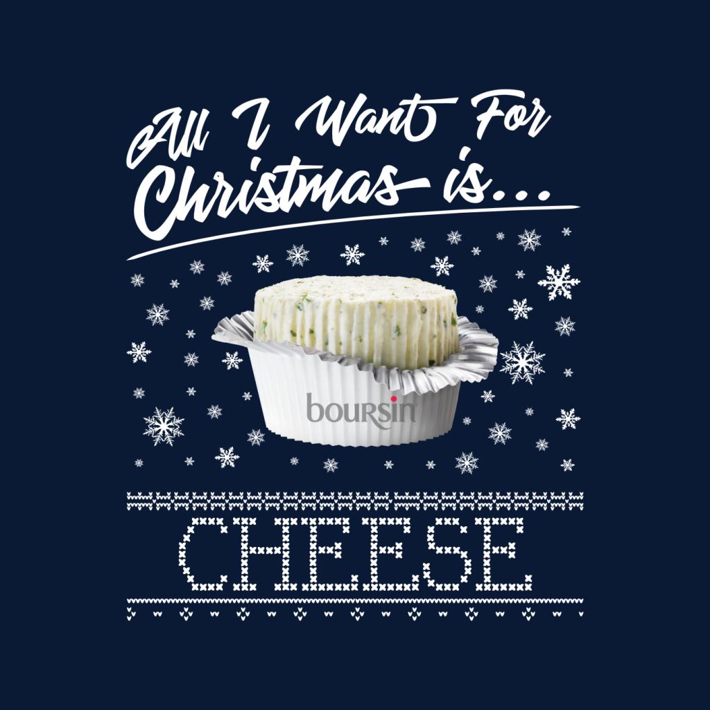 Boursin Christmas All I Want For Is Cheese Men's T-Shirt product image 2