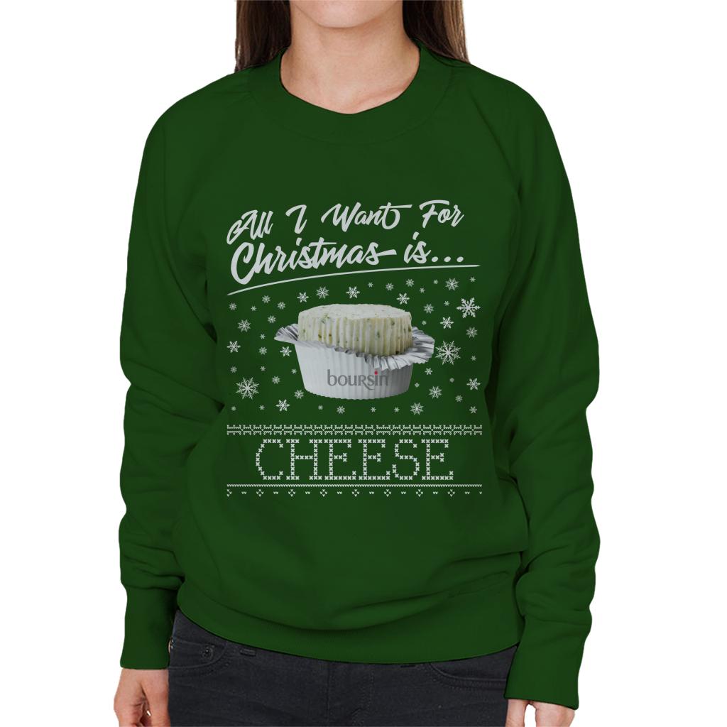 Boursin Christmas All I Want For Is Cheese Women's product image 4