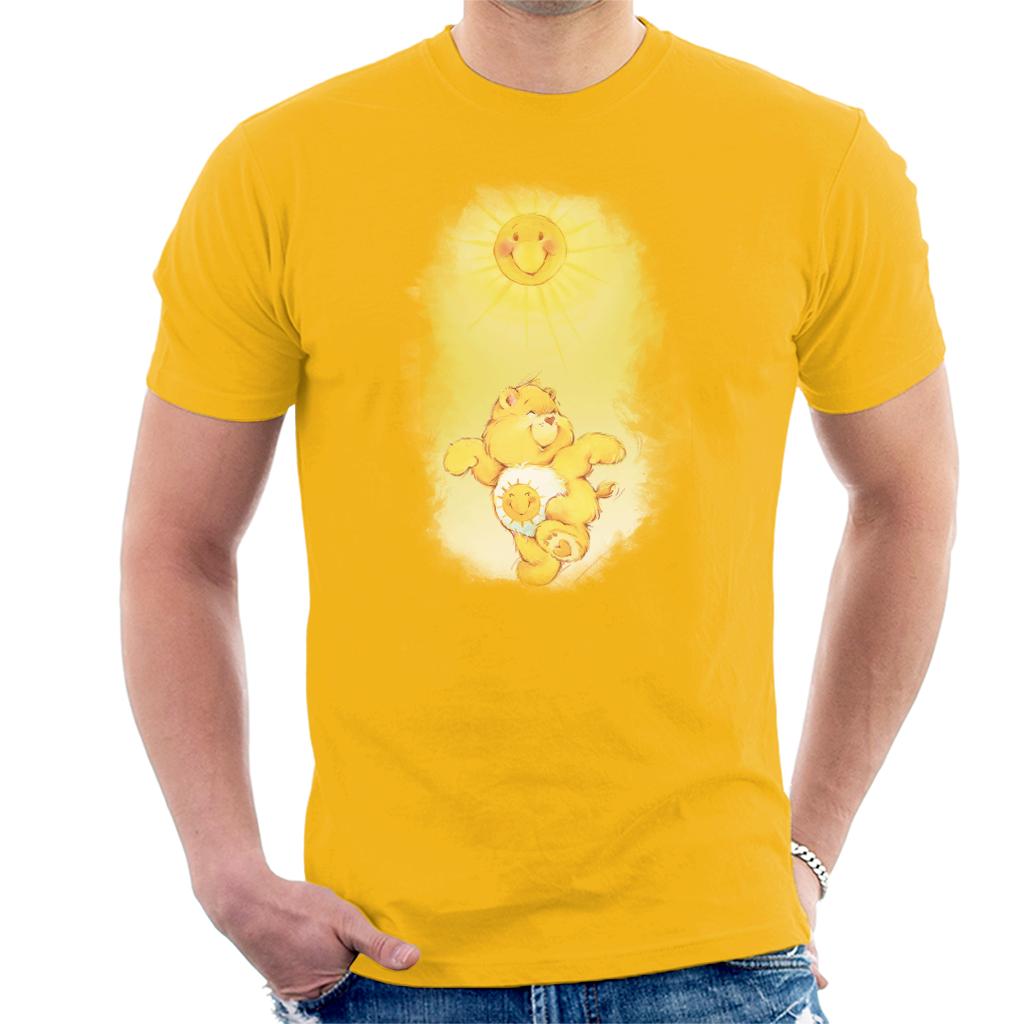 Care Bears Funshine Bear Dancing In The Sun Men's T-Shirt product image 6
