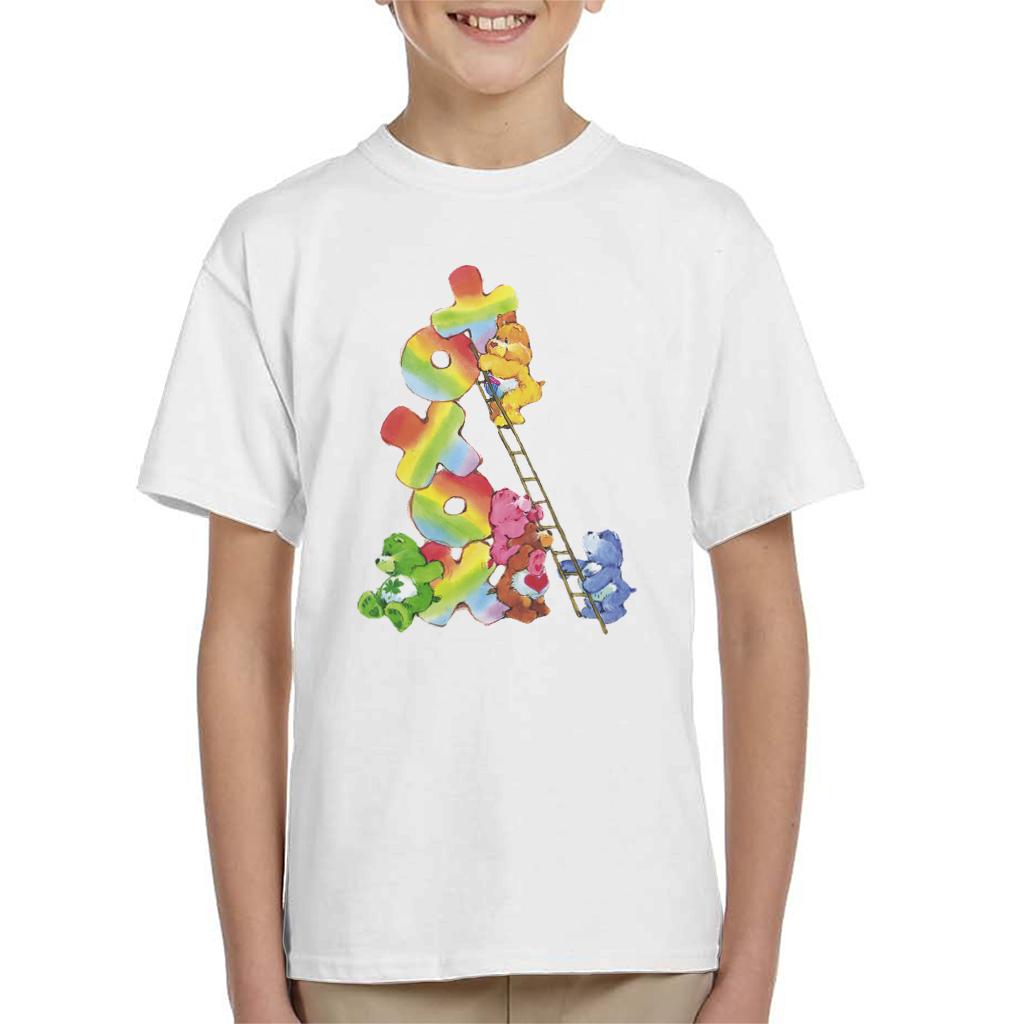Care Bears Birthday Bear Xoxox Climbing Ladder Kid's T-Shirt product image 4