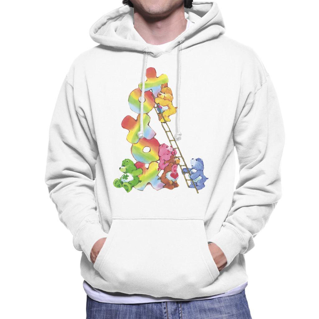 Care Bears Birthday Bear Xoxox Climbing Ladder Men's Hooded product image 4