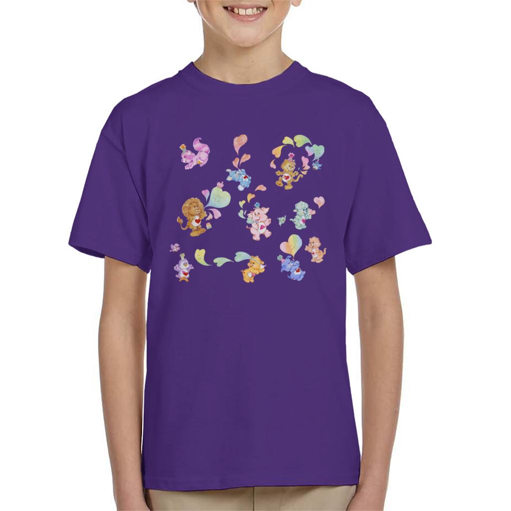 Care Bears Love Heart Montage Kid's T-Shirt product image 4