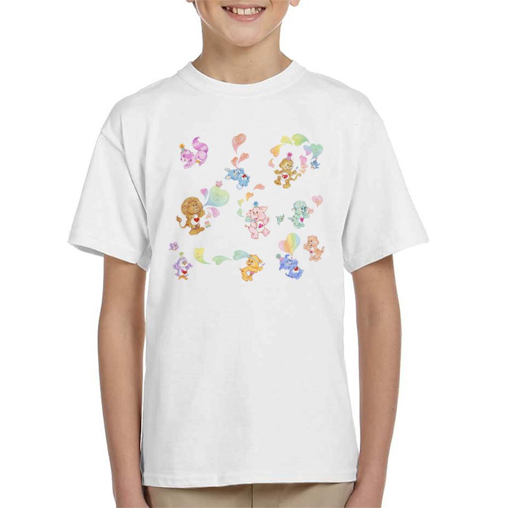Care Bears Love Heart Montage Kid's T-Shirt product image 1