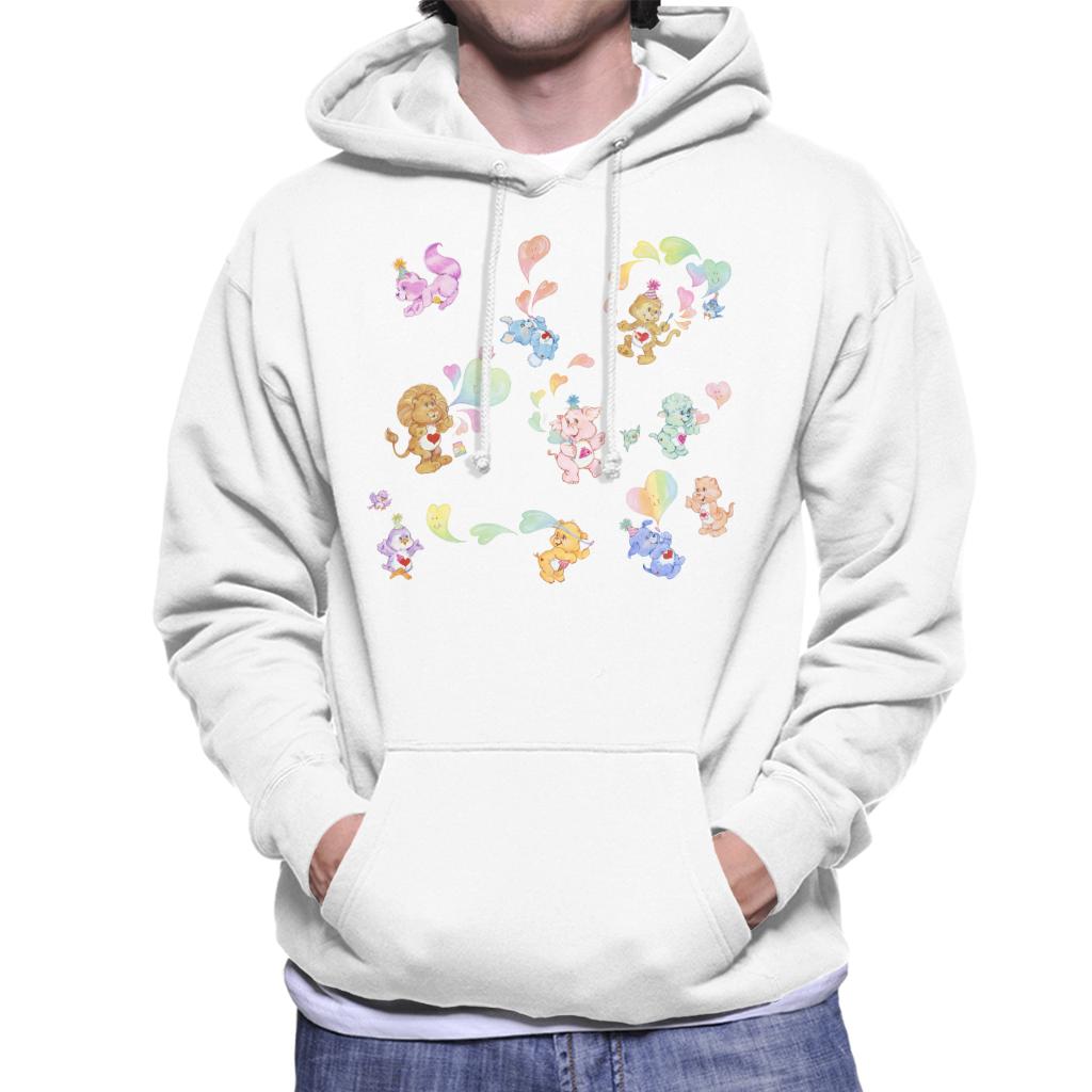 Care Bears Love Heart Montage Men's Hooded Sweatshirt product image 1