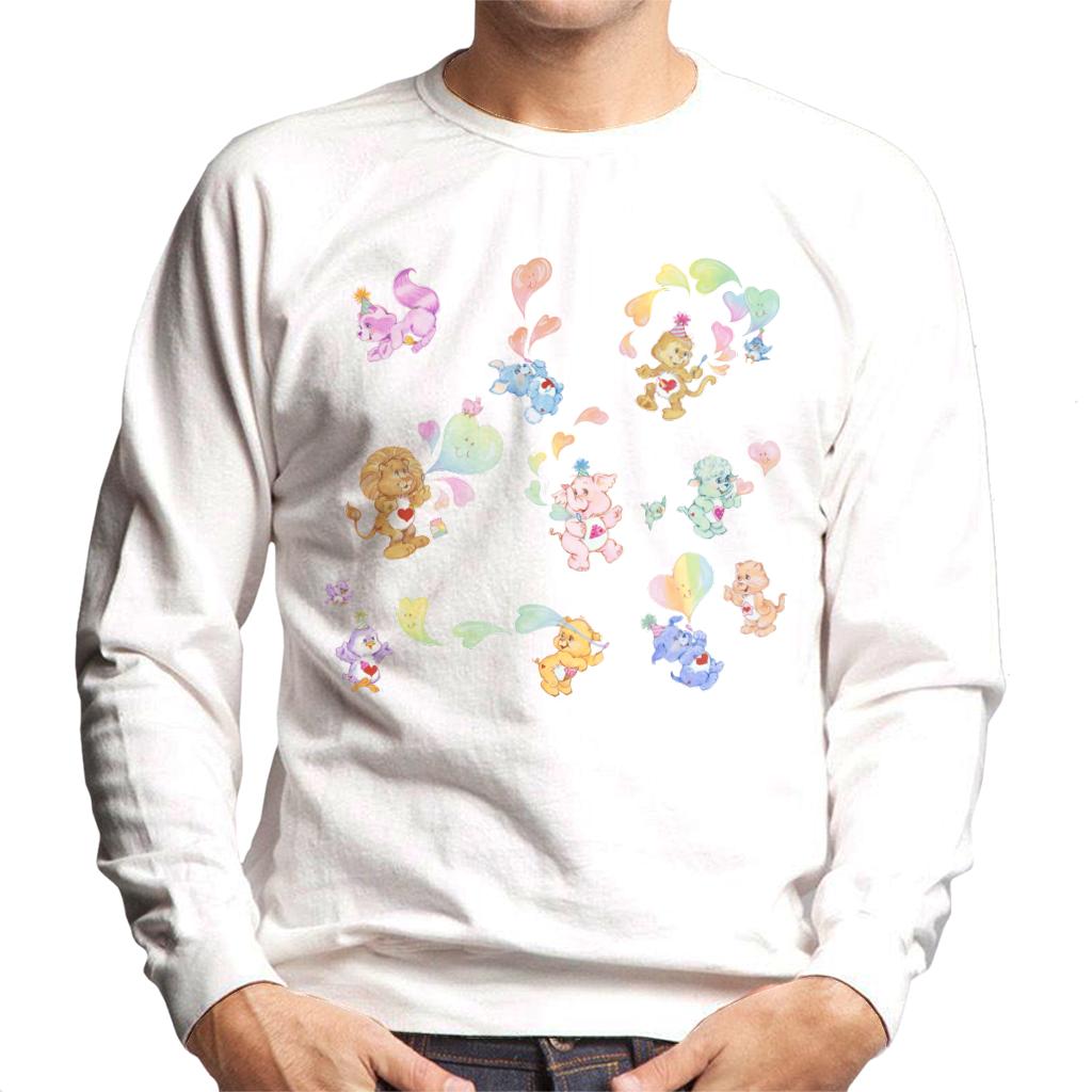 Care Bears Love Heart Montage Men's Sweatshirt product image 1