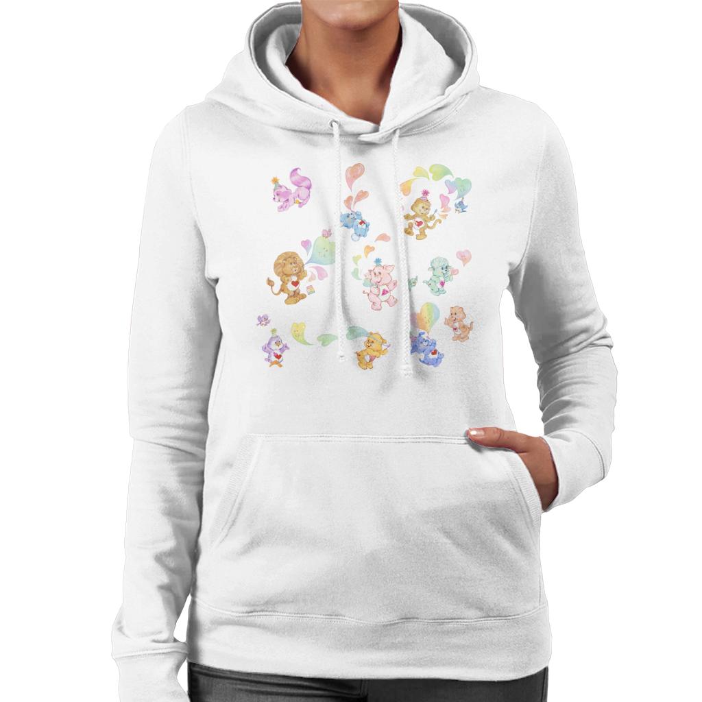 Care Bears Love Heart Montage Women's Hooded Sweatshirt product image 1
