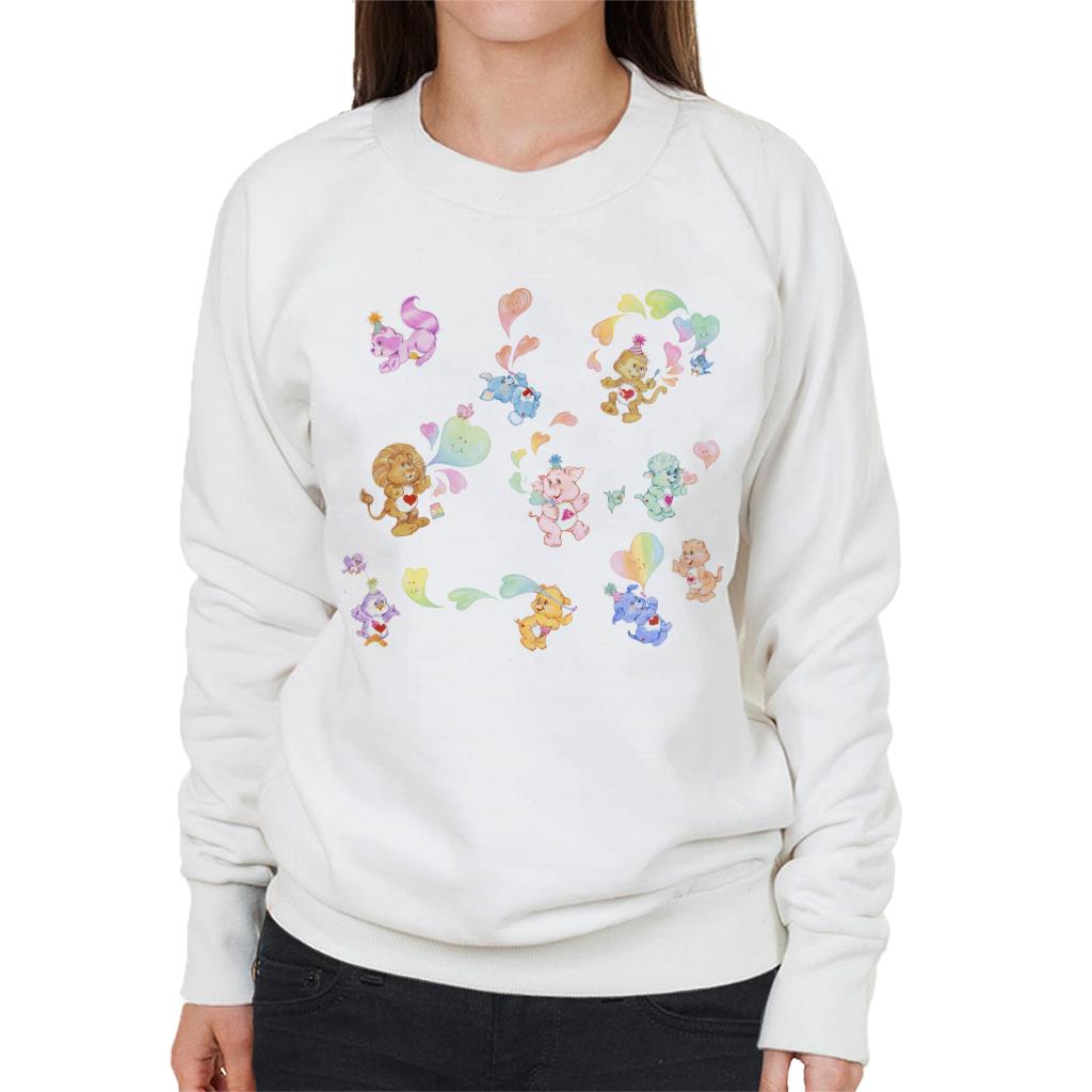 Care Bears Love Heart Montage Women's Sweatshirt product image 1