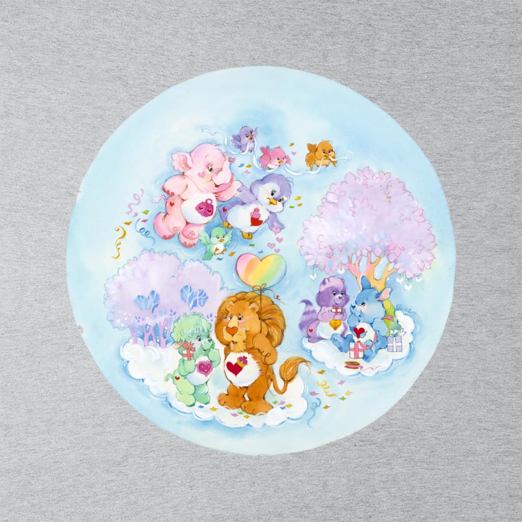 Care Bears Brave Heart Lion Pink Trees Men's Hooded product image 2