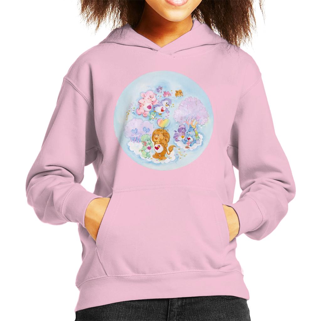 Care Bears Brave Heart Lion Pink Trees Kid's Hooded product image 6