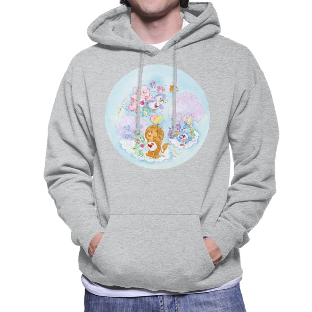 Care Bears Brave Heart Lion Pink Trees Men's Hooded product image 1