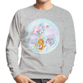 Care Bears Brave Heart Lion Pink Trees Men's Sweatshirt product image 1
