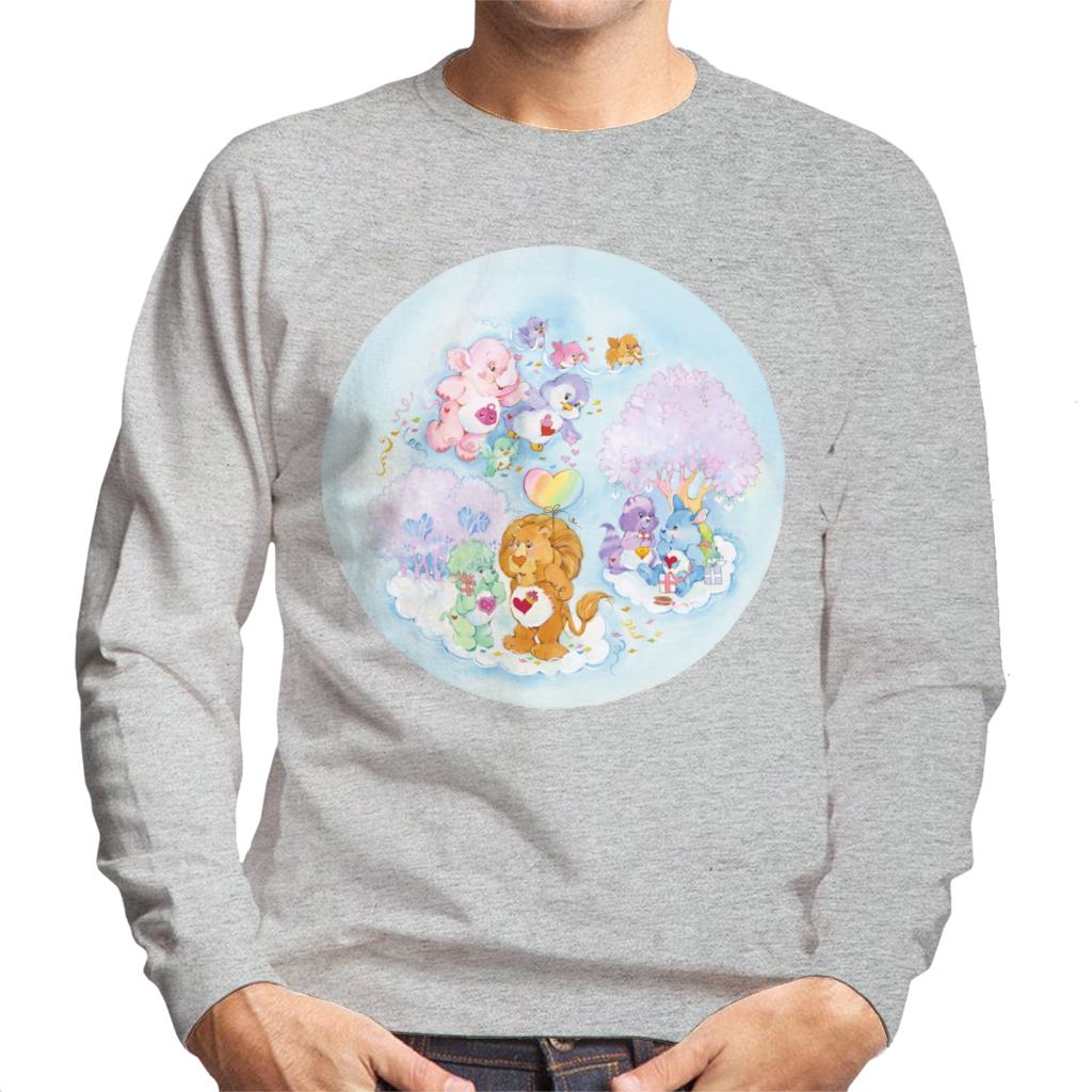 Care Bears Brave Heart Lion Pink Trees Men's Sweatshirt product image 1