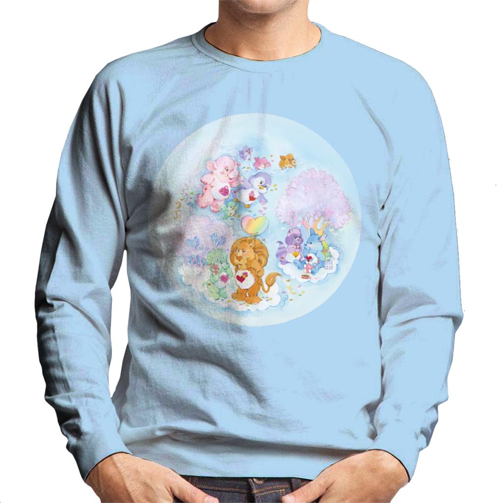 Care Bears Brave Heart Lion Pink Trees Men's Sweatshirt product image 4