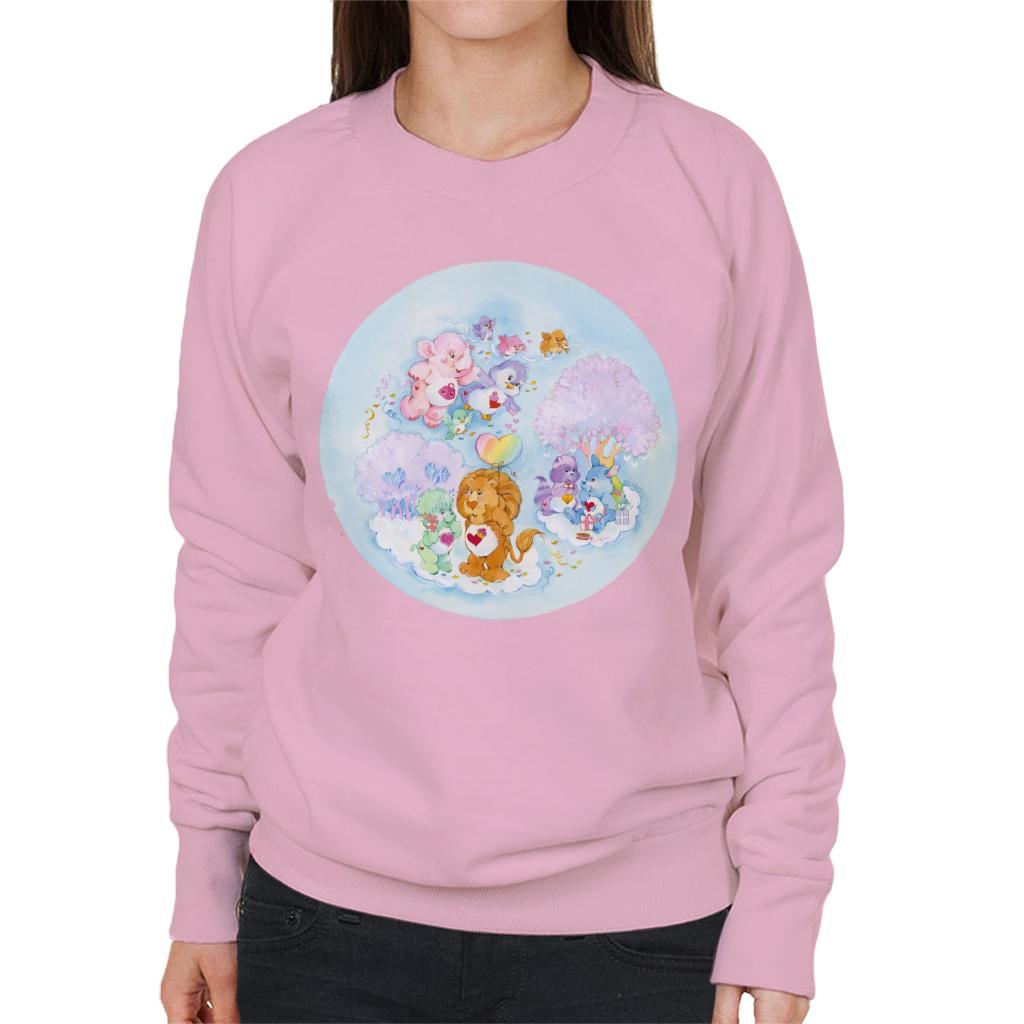 Care Bears Brave Heart Lion Pink Trees Women's Sweatshirt product image 6