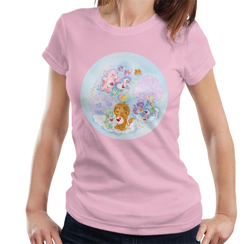 Care Bears Brave Heart Lion Pink Trees Women's T-Shirt product image 6