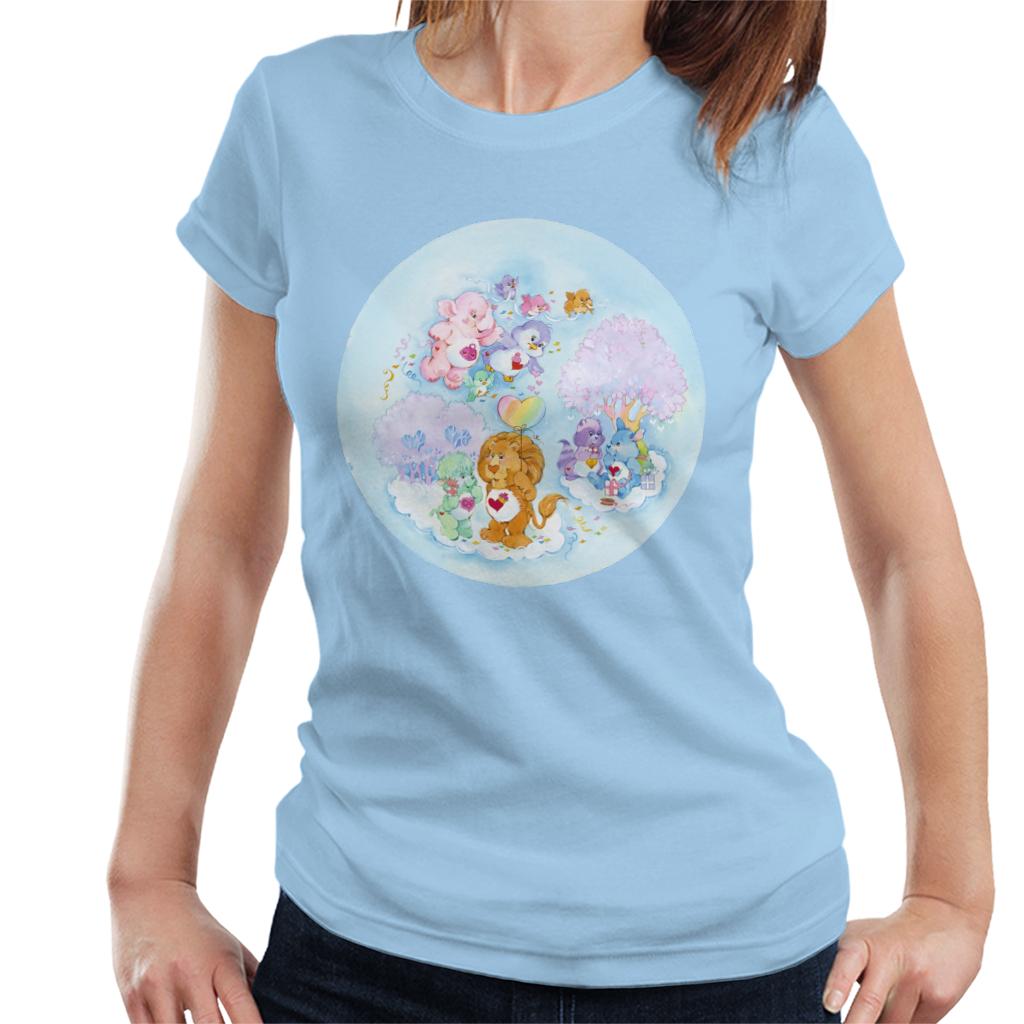 Care Bears Brave Heart Lion Pink Trees Women's T-Shirt product image 4