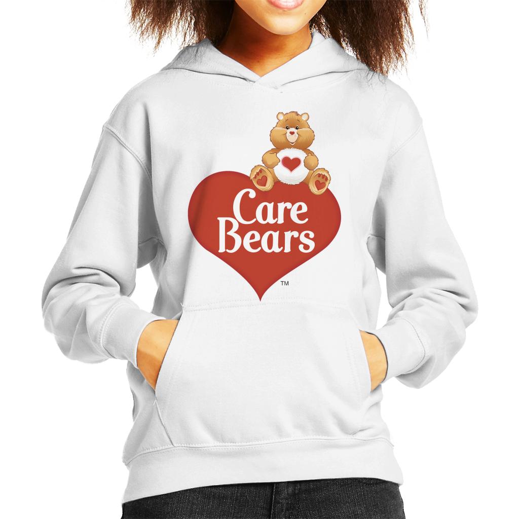 Care Bears Logo Tenderheart Bear Kid's Hooded Sweatshirt product image 4
