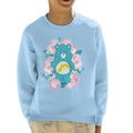 Care Bears Wish Bear Pink Flowers Kid's Sweatshirt product image 1