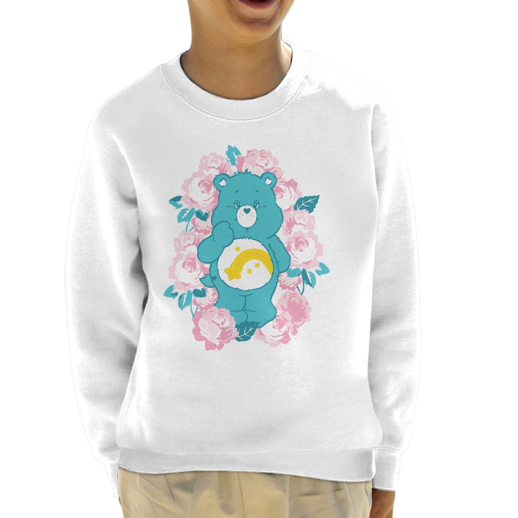 Care Bears Wish Bear Pink Flowers Kid's Sweatshirt product image 4