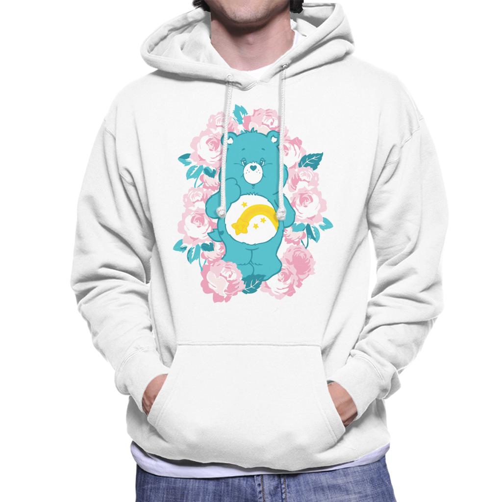 Care Bears Wish Bear Pink Flowers Men's Hooded Sweatshirt product image 1